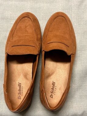 Dr. Scholl's Women’s  Brown Suede Penny Loafers size 6.5
